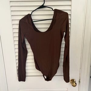 Aerie Brown Bodysuit